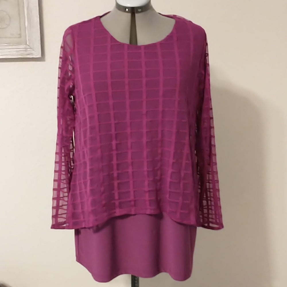 Purple Alfani Blouse
